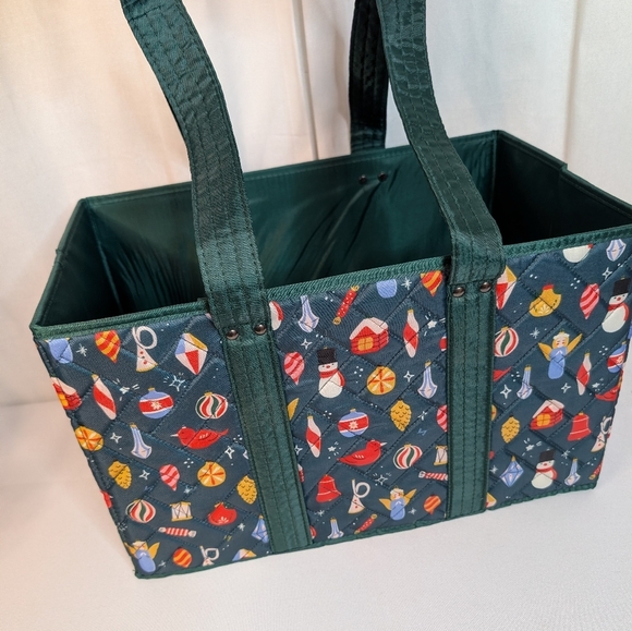 Lug Gallop Collapsible Carry-all Tote Retro Christmas Ornament NWT - Picture 3 of 14